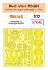 Omask 57040 Bloch / Aero MB-200 mask (for Kovozavody Prostejov / Smer) 1/72